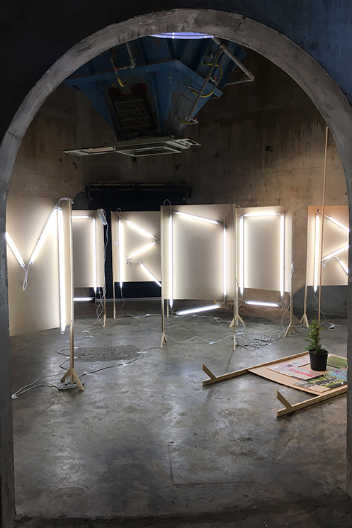 installation image from CREATIVE INDUSTRY/ART THERAPY/MONUMENT (MORDOR ), Auckland Artweek, Auckland (2017)